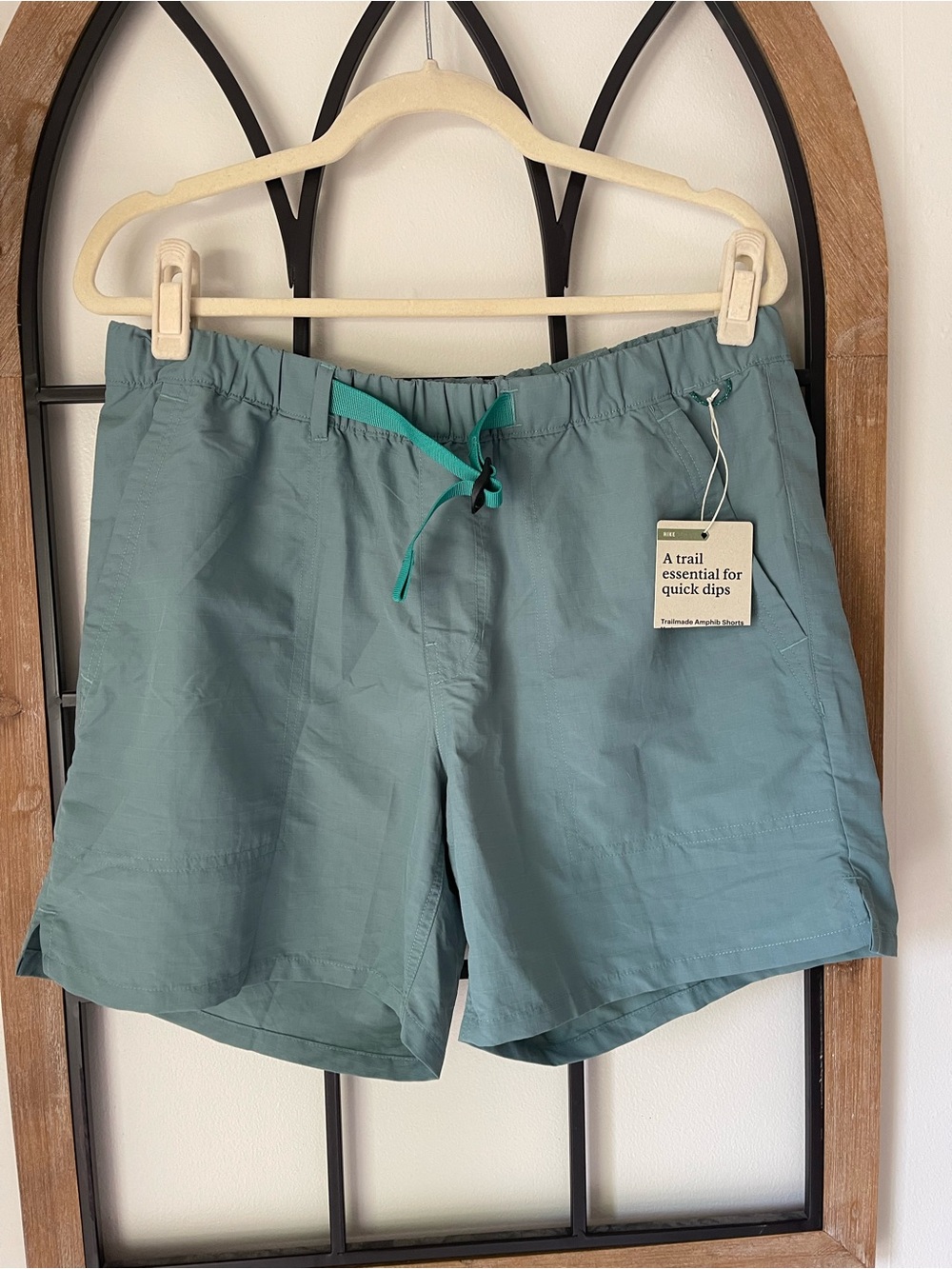 NWT - REI Teal Outdoor Swim/Trail Shorts